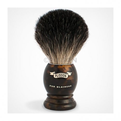 Blaireau  Plisson pur noir T12