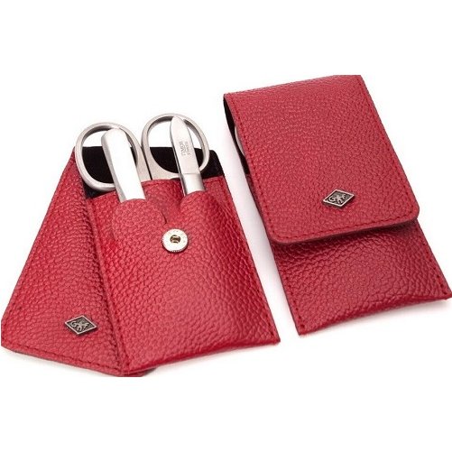 Trousse manucure en cuir