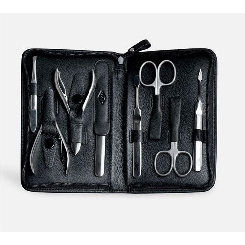 Trousse manucure en cuir