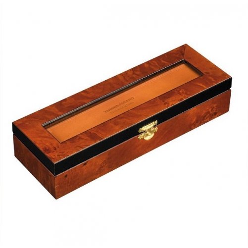 Coffret vitr� en loupe d'ormeau
