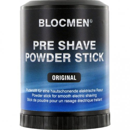 Stick de poudre BLOC MEN avant rasage lectrique