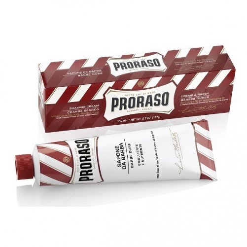 Crme  raser Proraso, barbe dure ligne rouge