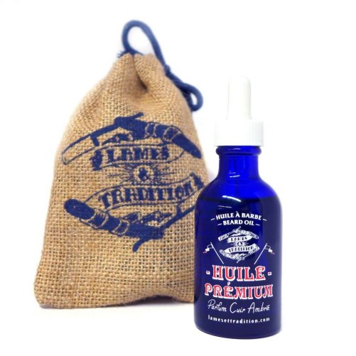 Huile barbe premium lames traditions