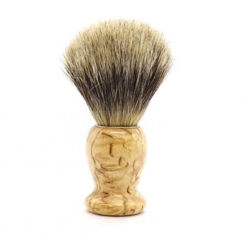 Blaireau de Rasage en Bouleau Madr� Gentleman Barbier