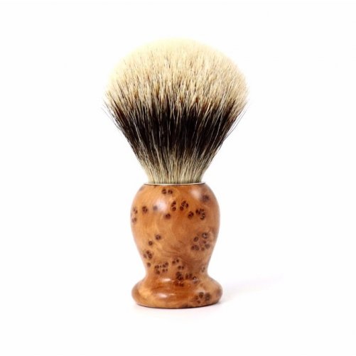 Blaireau poils blancs taille 14 Gentleman Barbier