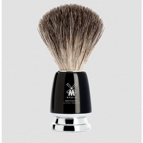Blaireau pur noir ligne RYTHMO Mhle