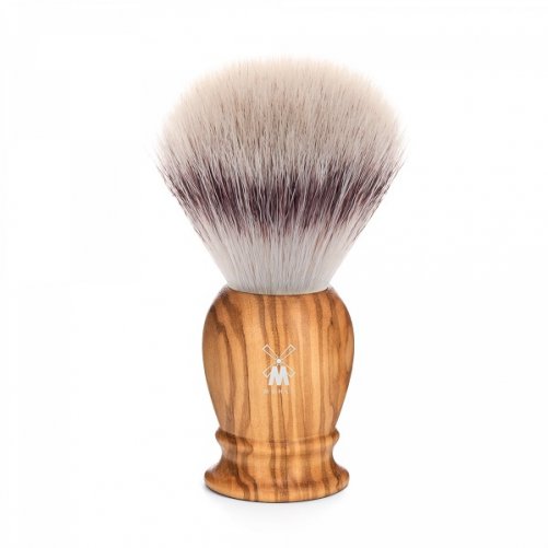 Blaireau Silvertip Fibre en olivier Muhle