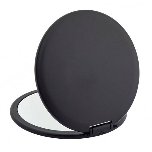 Miroir de voyage rond noir Novex