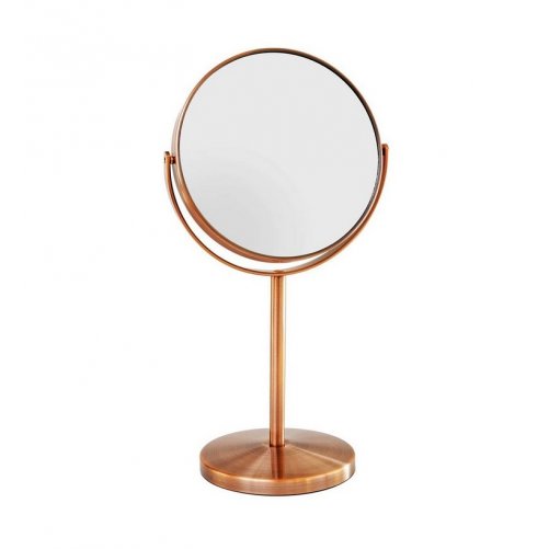 Miroir grossissant x10 sur pied cuivr Novex