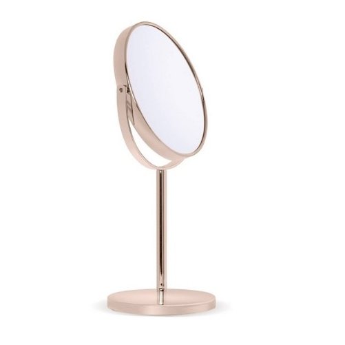 Miroir grossissant x10 sur pied Rose Gold Novex