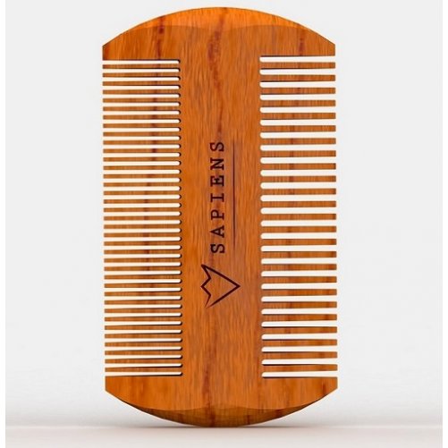 Peigne  barbe en bois de poirier Sapiens