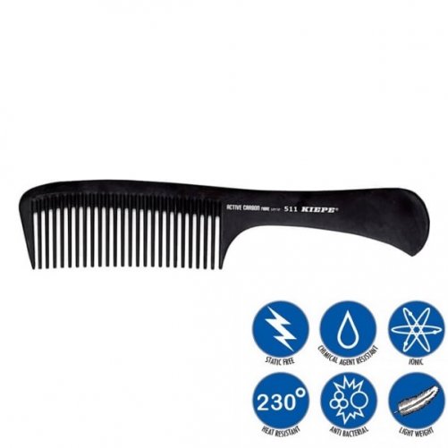 Peigne cheveux Carbone KIEPE 222 x 48 mm