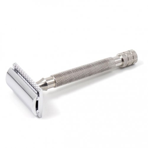 Rasoir de Sret manche long acier inox Gentleman Barbier