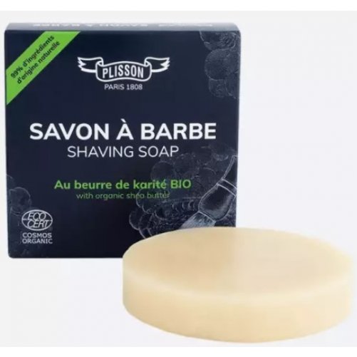 Savon  barbe au beurre de karit BIO Plisson