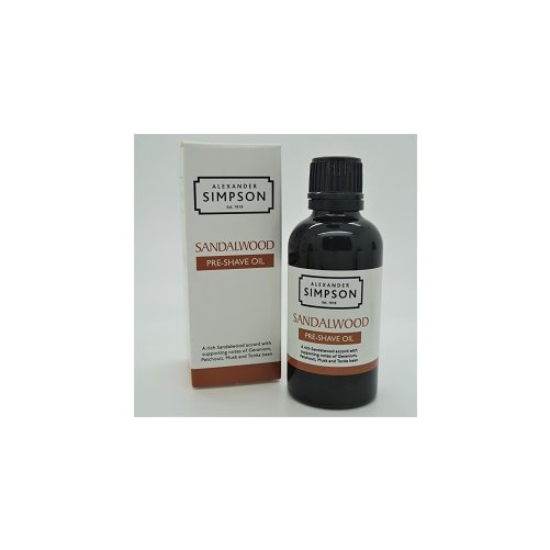 Huile de pr-rasage Sandalwood Simpson