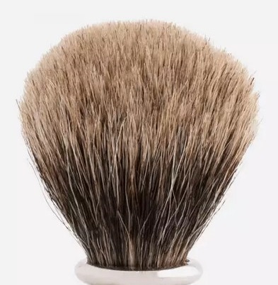 Touffe de rechange de blaireau en poils gris blairaux Plisson Joris ...