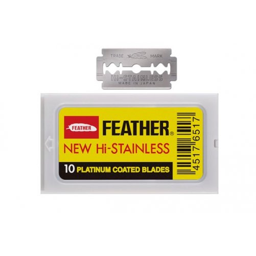 Boite de 10 Lames Feather pour rasoir de scurit