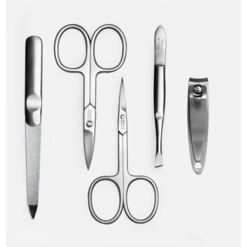 Trousse maucure 5 pi�ces marron